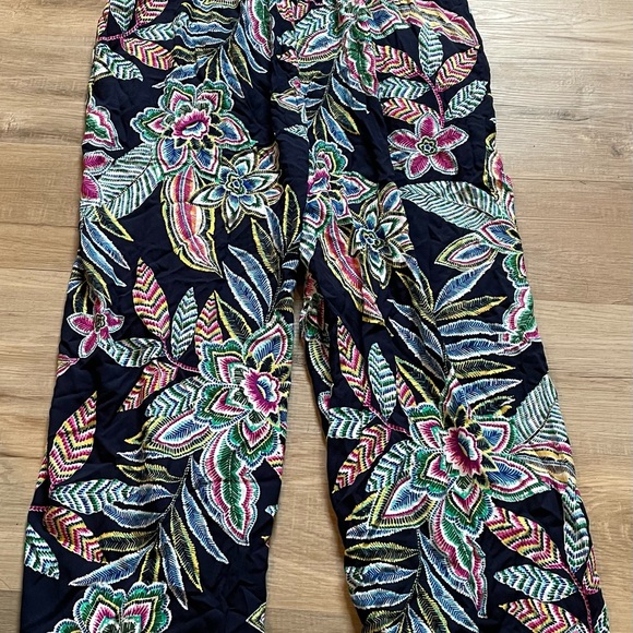 Swim By CACIQUE Challis Jumpsuit Cover-Up Janeiro Floral Maritime Blue 18/20 NWT - Picture 2 of 6